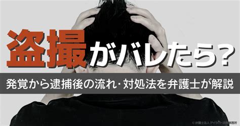 盗撮 したら バレ て|盗撮がバレたら？発覚から逮捕後の流れ・対処法を弁護士が解説 .